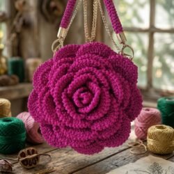 crochet pattern of purse