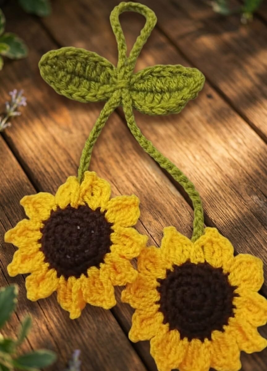 Crochet pattern sunflower