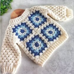 Handmade crochet creation of kid's set 2 Just jarsi or frock
