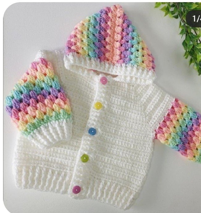 andmade crochet creation of kid's set Just jarsi or frock